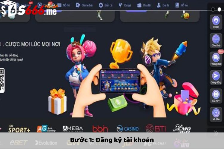 Bước 1: Đăng ký tài khoản